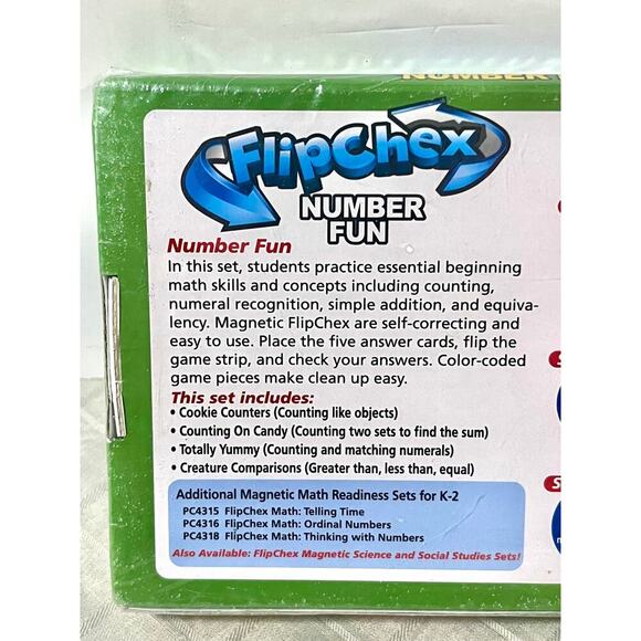 FlipChex Number Fun self checking magnetic Math Readiness games NEW K-2 - Picture 5 of 6